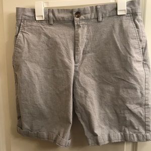 Grey dress shorts